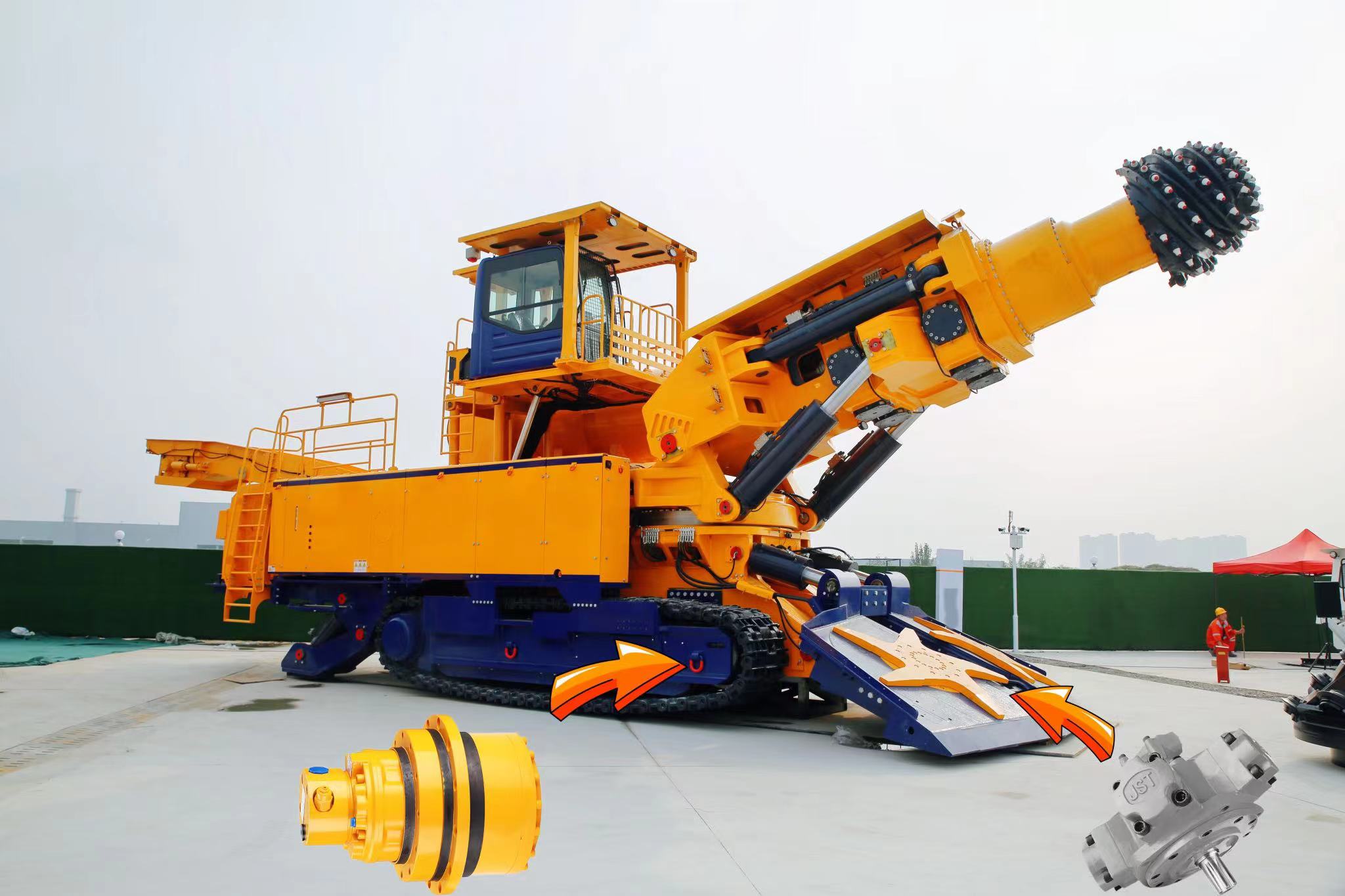 Coal mine roadheader application